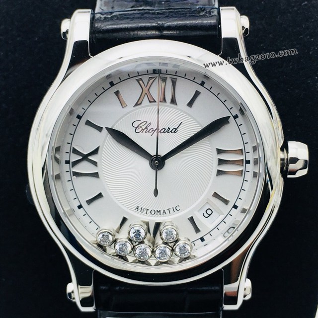 肖邦Chopard機械女士腕表 蕭邦對休閒風格頂級鱷魚皮帶女表  gjs2253